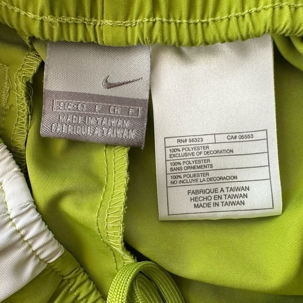 NIKE Lime Green and White Active Shorts | Size Small - Picture 5 of 6